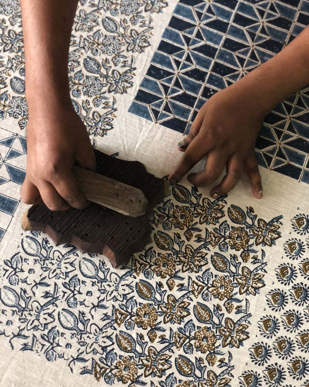 Rambagh Tobacco Pillowcase