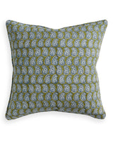 Simrane Moss Azure Pillowcase