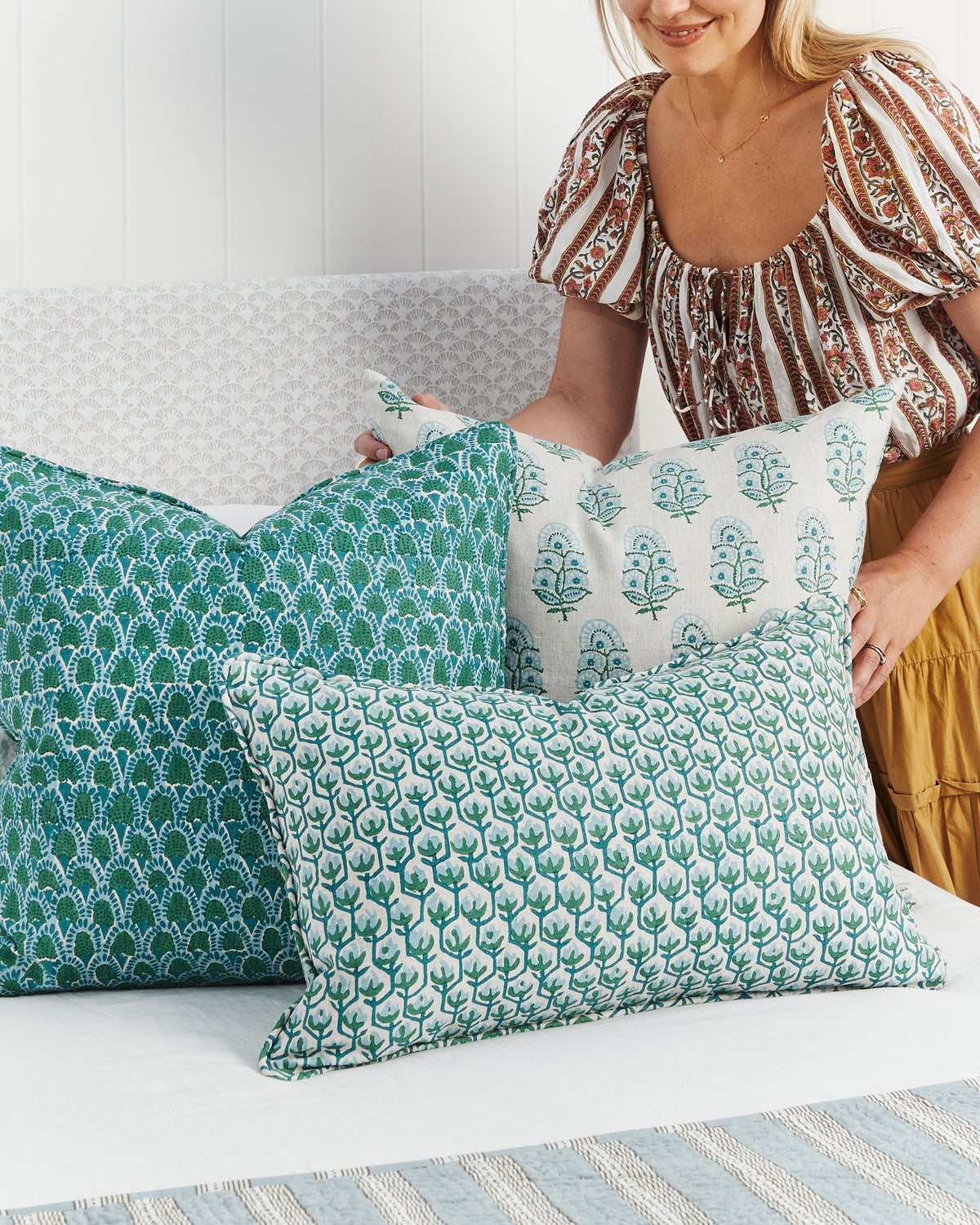 Hermosa Emerald Pillowcase