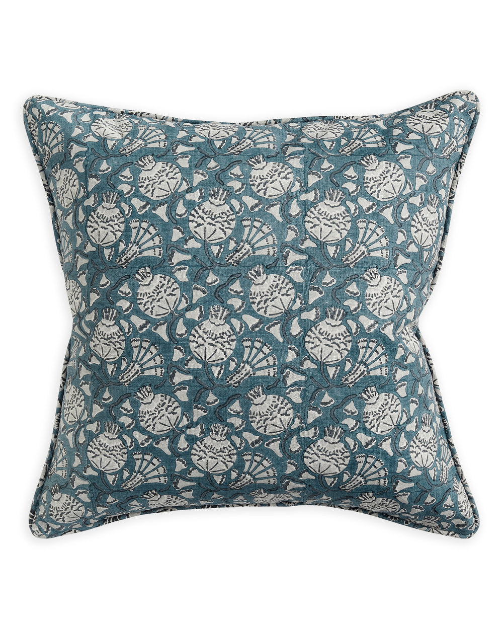 Iznik Mineral linen Pillowcase