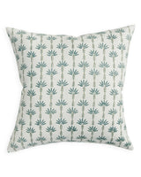 Marseille Lagoon linen cushion 50x50cm