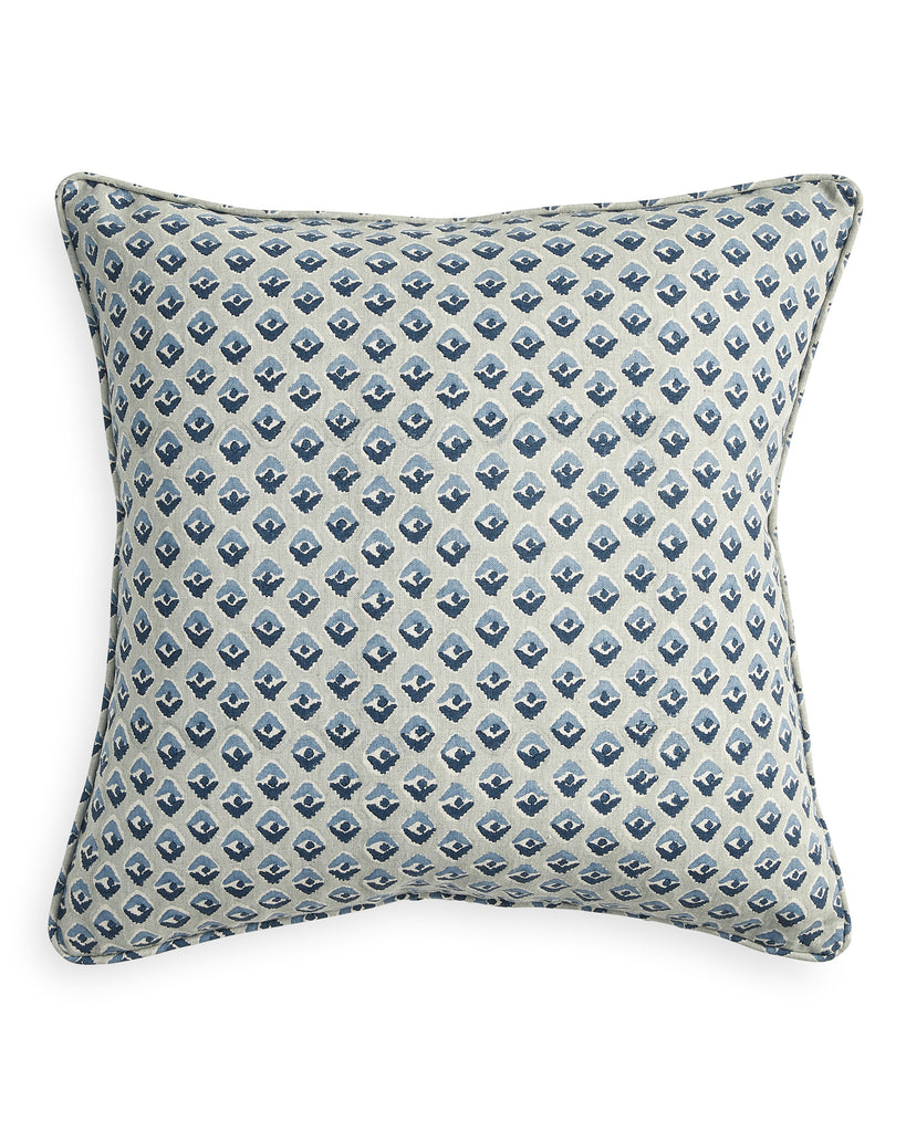 Aleppo Tahoe linen cushion 50x50cm