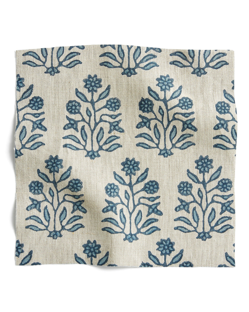 Amer Azure linen swatch in - Swatches - Walter G Australia