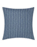 Aswan Azure linen cushion 50x50cm