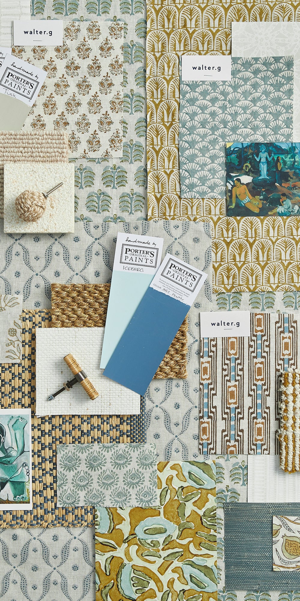 Genoa Mineral linen in - Fabric - Walter G Australia