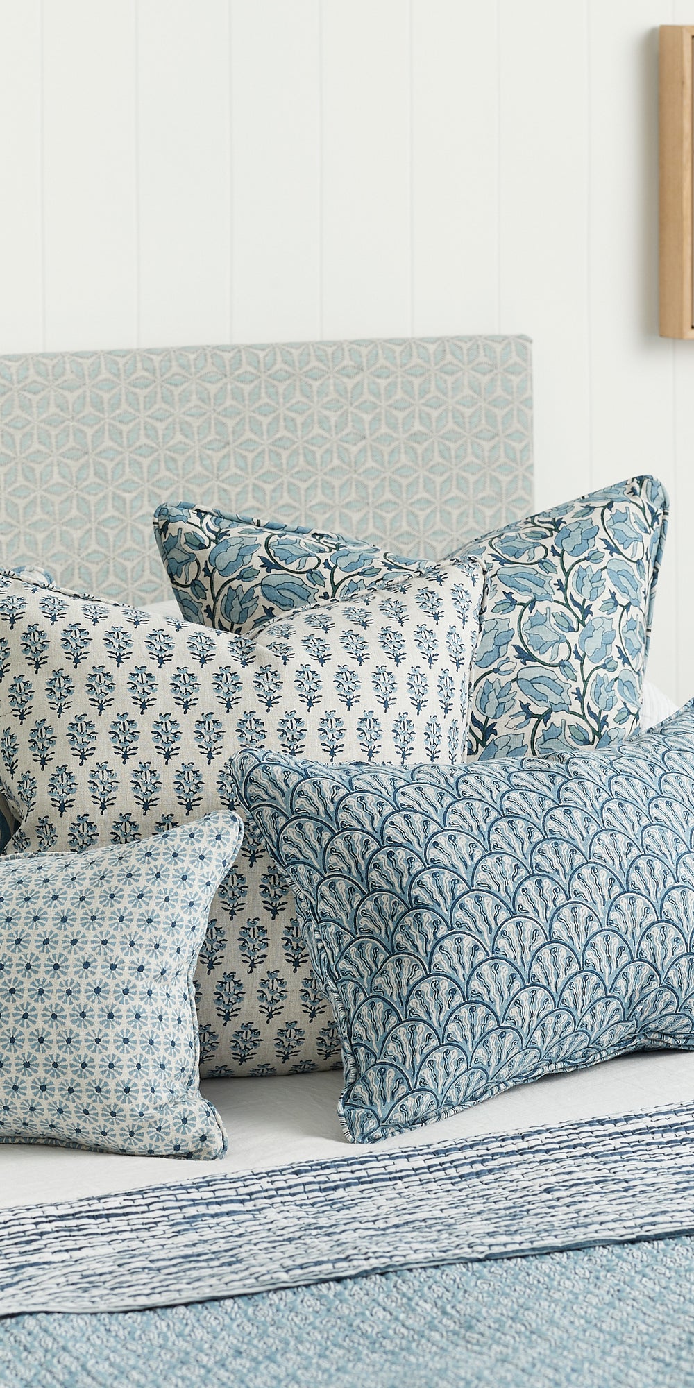 Baku Azure Pillowcase in - Cushions - Walter G Australia