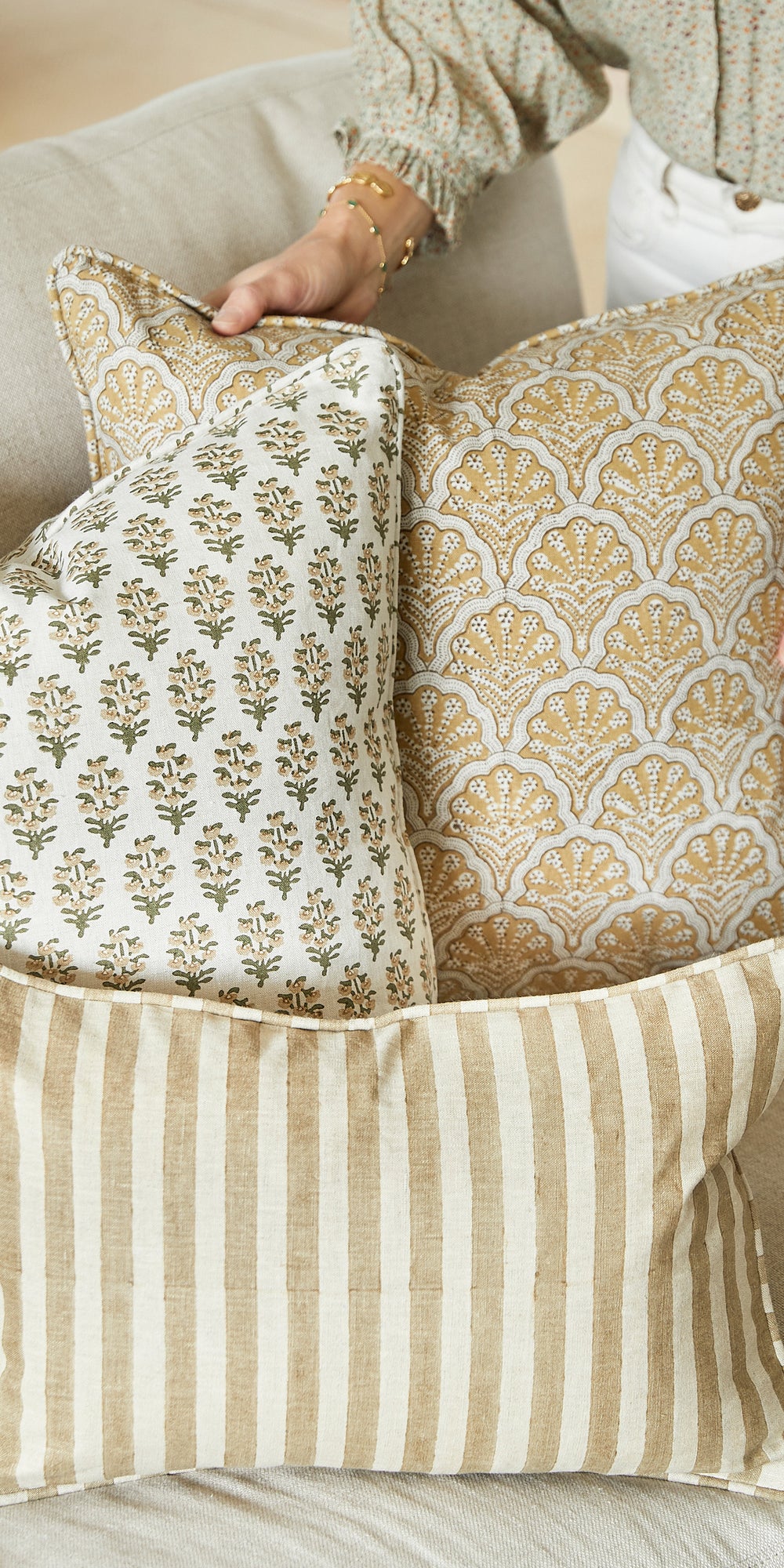 Ashfa Desert Pillowcase in - Cushions - Walter G Australia