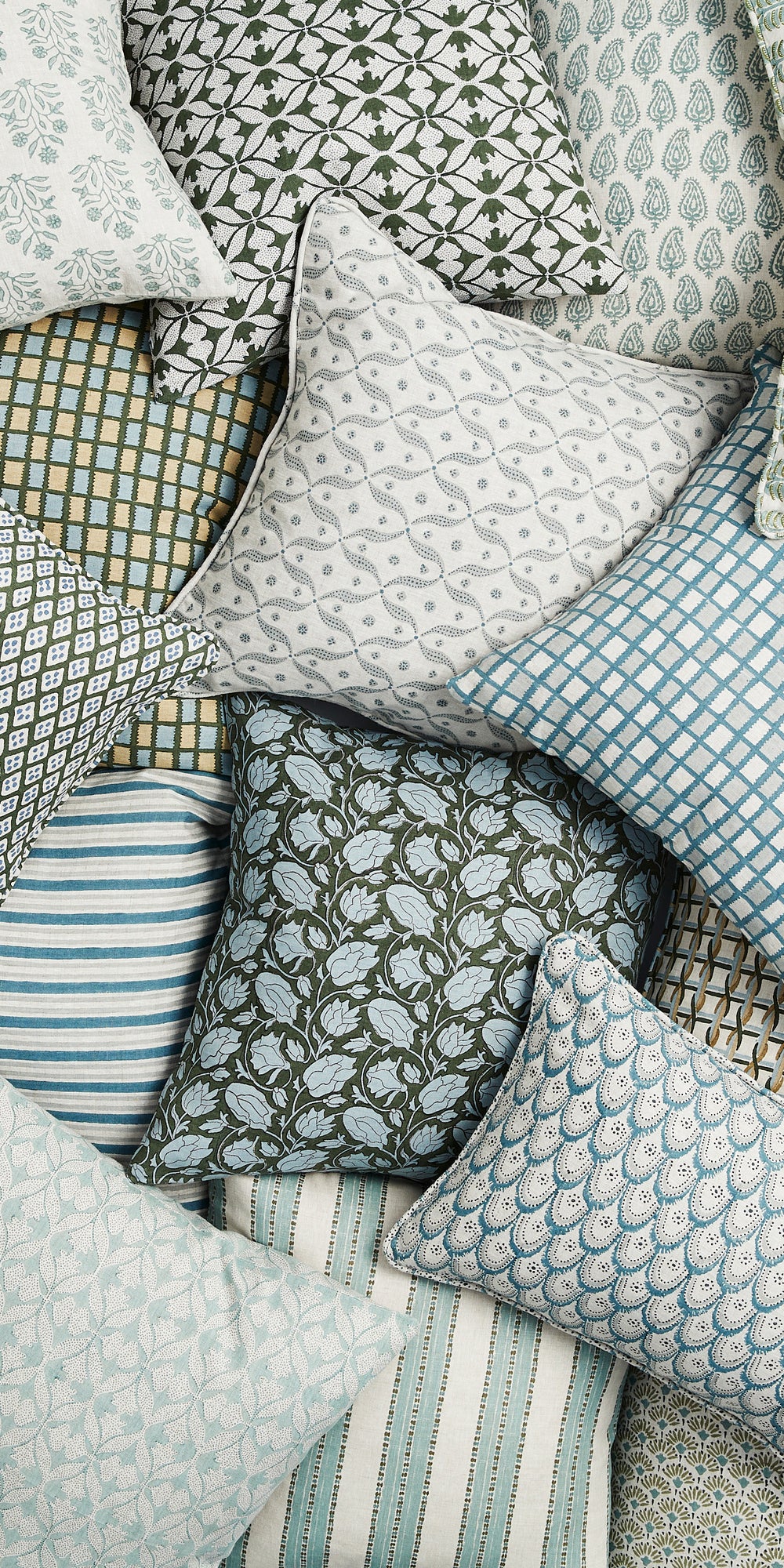 Madhavi Thyme Pillowcase in - Cushions - Walter G Australia