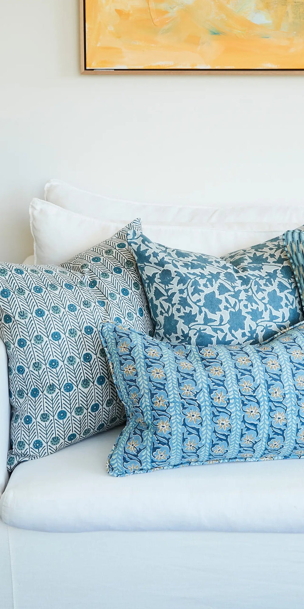Kalimera Mineral linen cushion 50x50cm