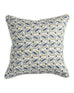 Broccato Moss Azure linen cushion 50x50cm