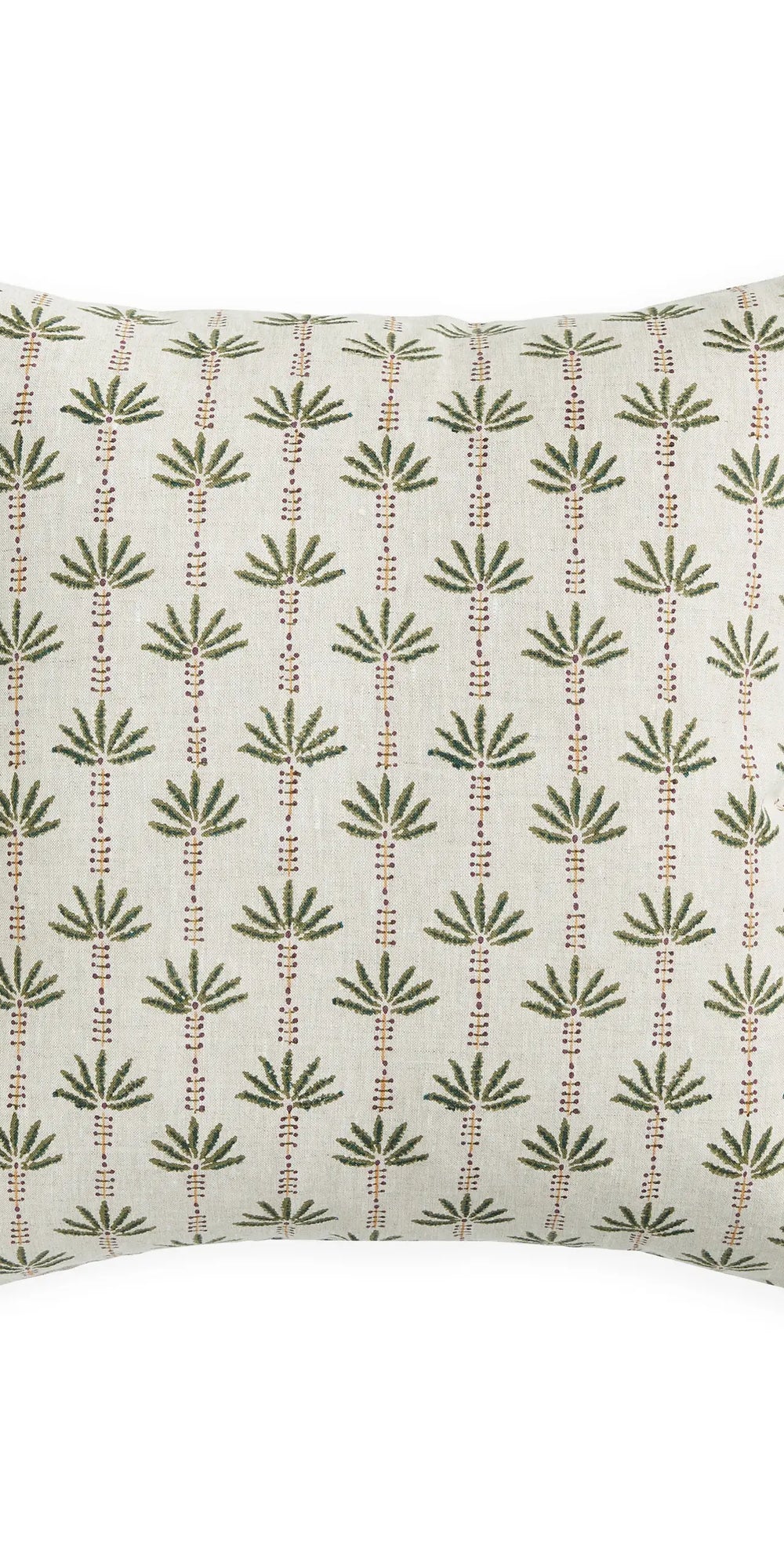 Marseille Mulberry linen cushion 50x50cm