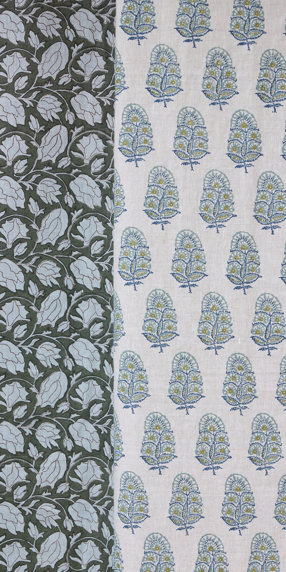 Zardosi Celadon linen in - Fabric - Walter G Australia