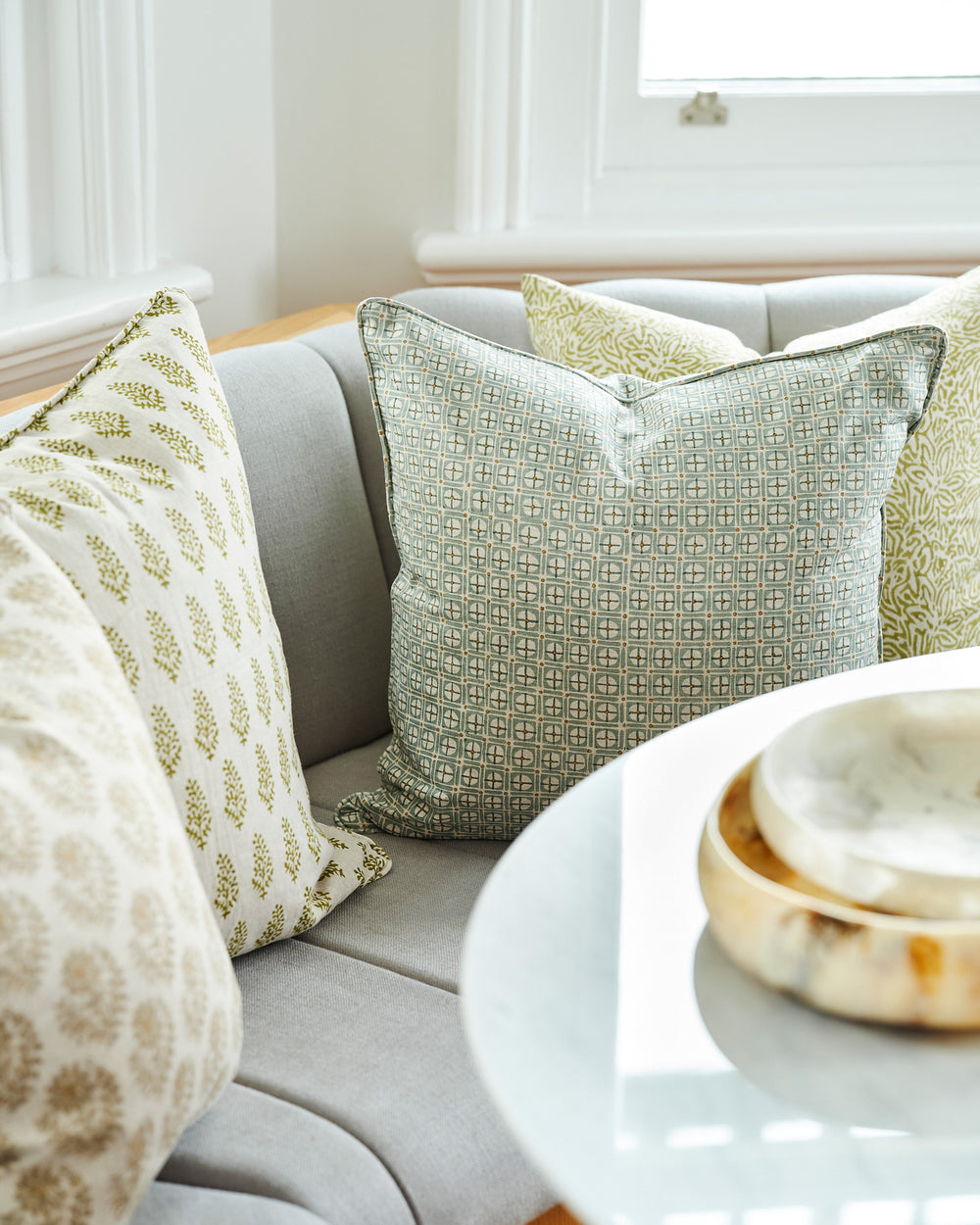 Lucknow Moss Pillowcase