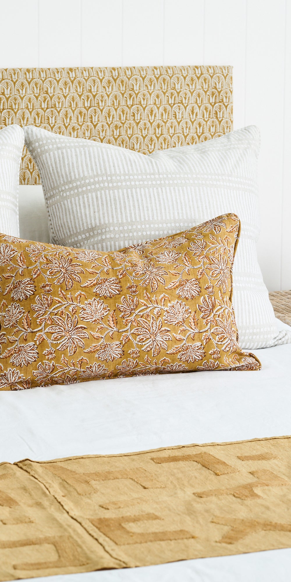 Dash Dot Chalk Pillowcase in - Cushions - Walter G Australia