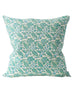 Chintz Emerald linen cushion 50x50cm