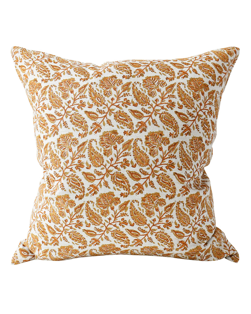 Chintz Spice linen cushion 55x55cm