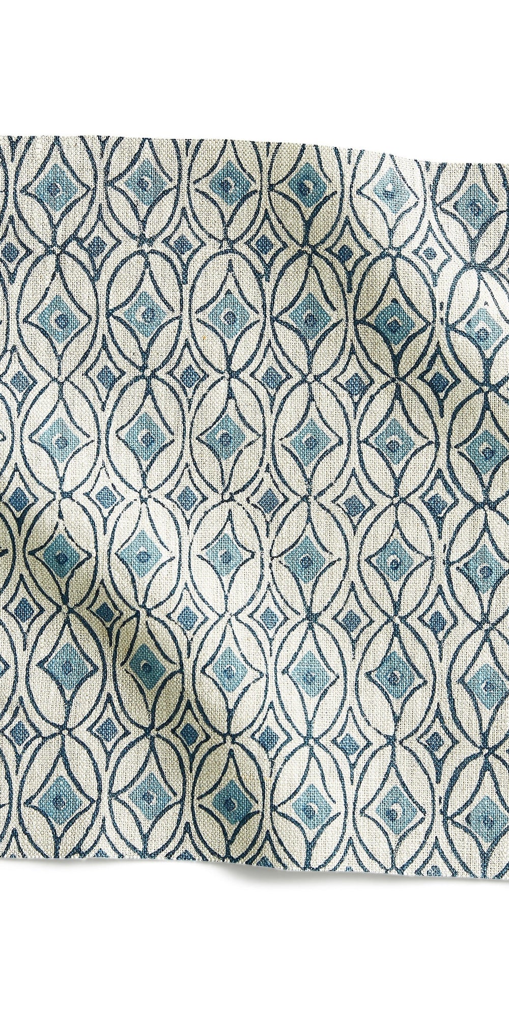 Condesa Azure linen swatch in - Swatches - Walter G Australia