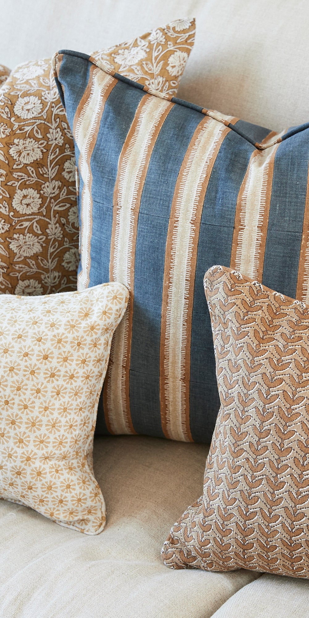 Etoile Saffron Pillowcase in - Cushions - Walter G Australia
