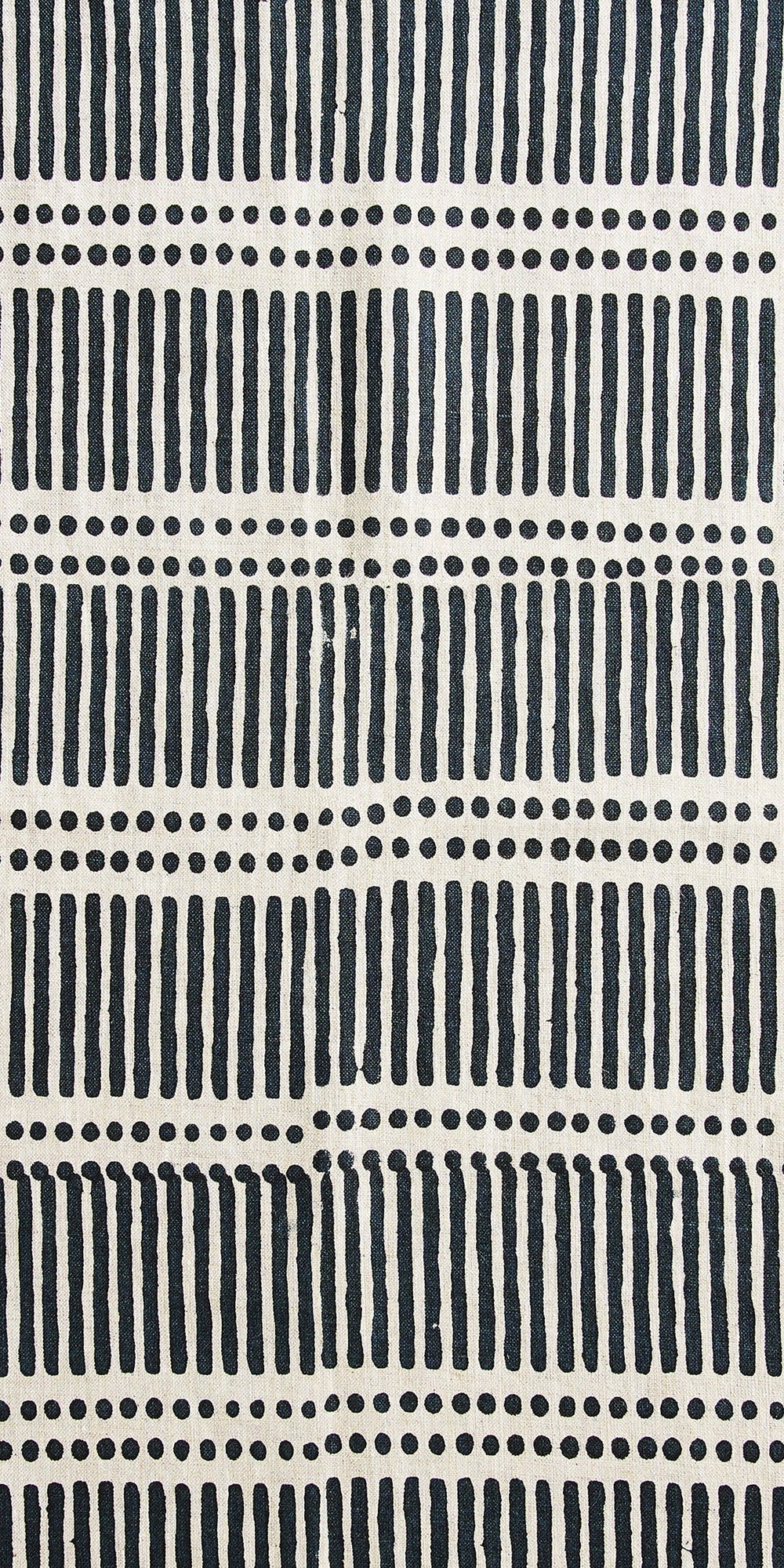 Dash Dot Indian Teal Linen in - Fabric - Walter G Australia