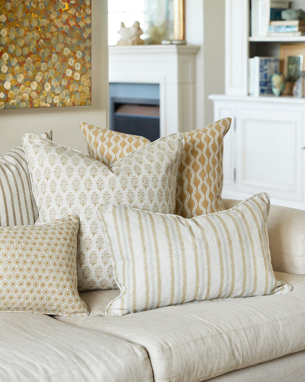Etoile Saffron Pillowcase