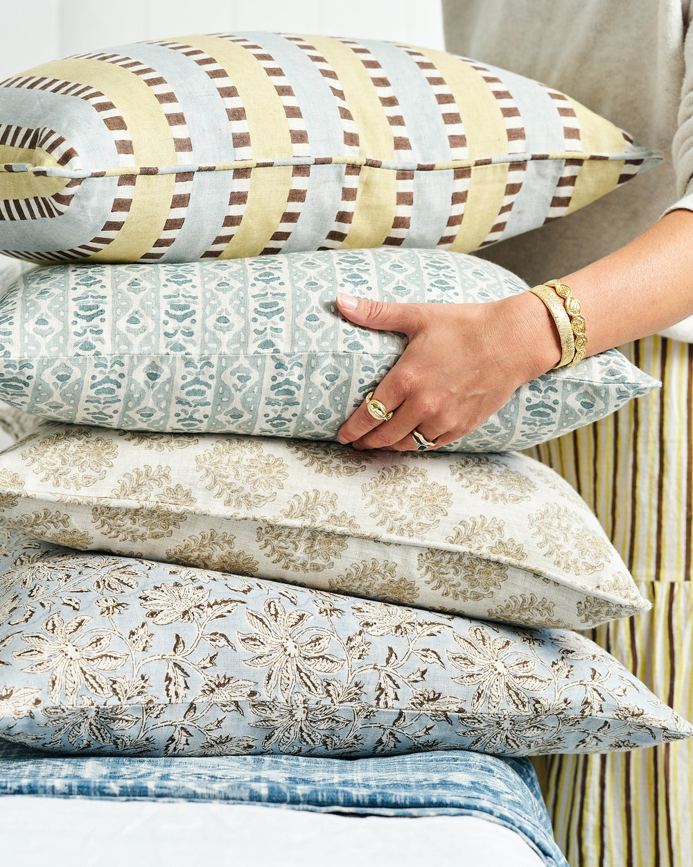 Pondicherry Elm Pillowcase in - Cushions - Walter G Australia