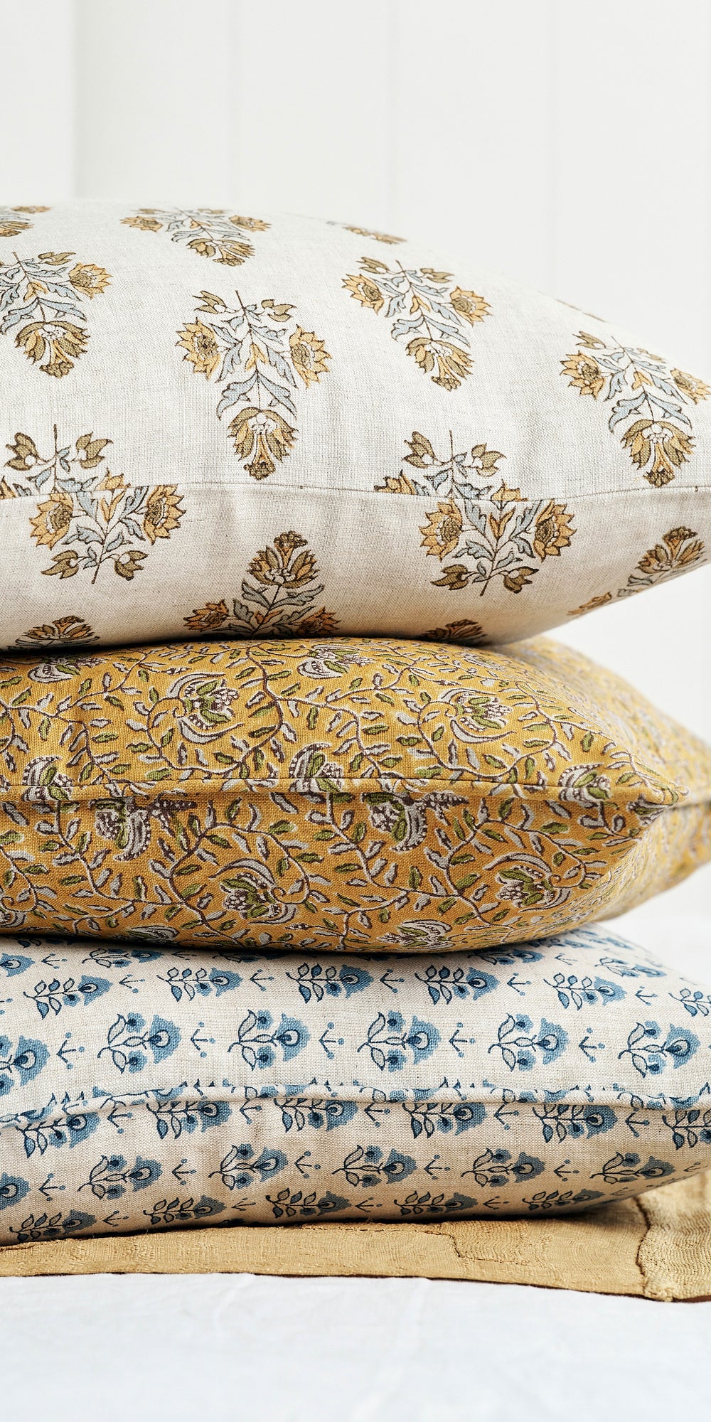 Ubud Golden Pillowcase in - Cushions - Walter G Australia