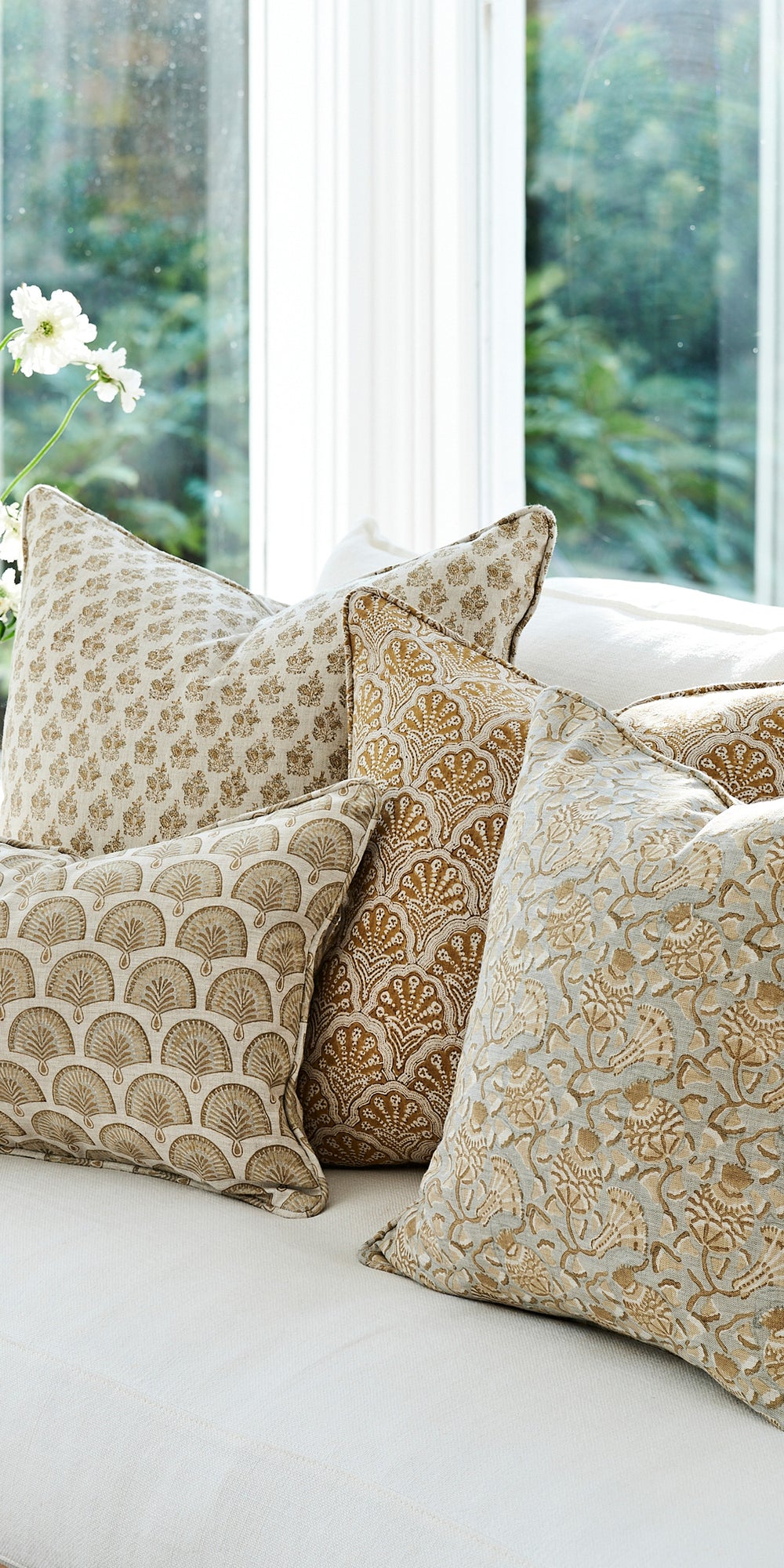 Sanganer Elm Pillowcase in - Cushions - Walter G Australia