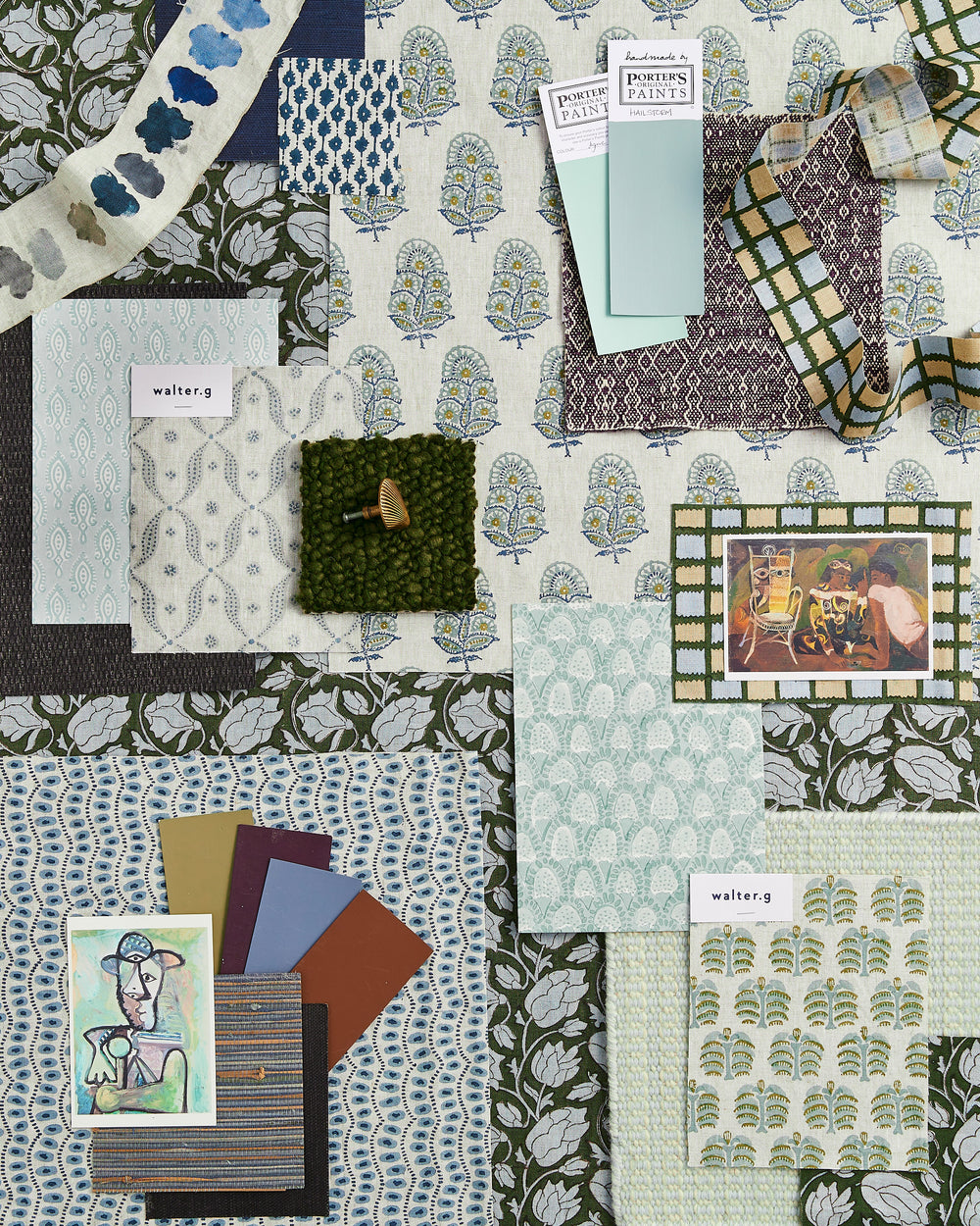 Genoa Mineral linen in - Fabric - Walter G Australia