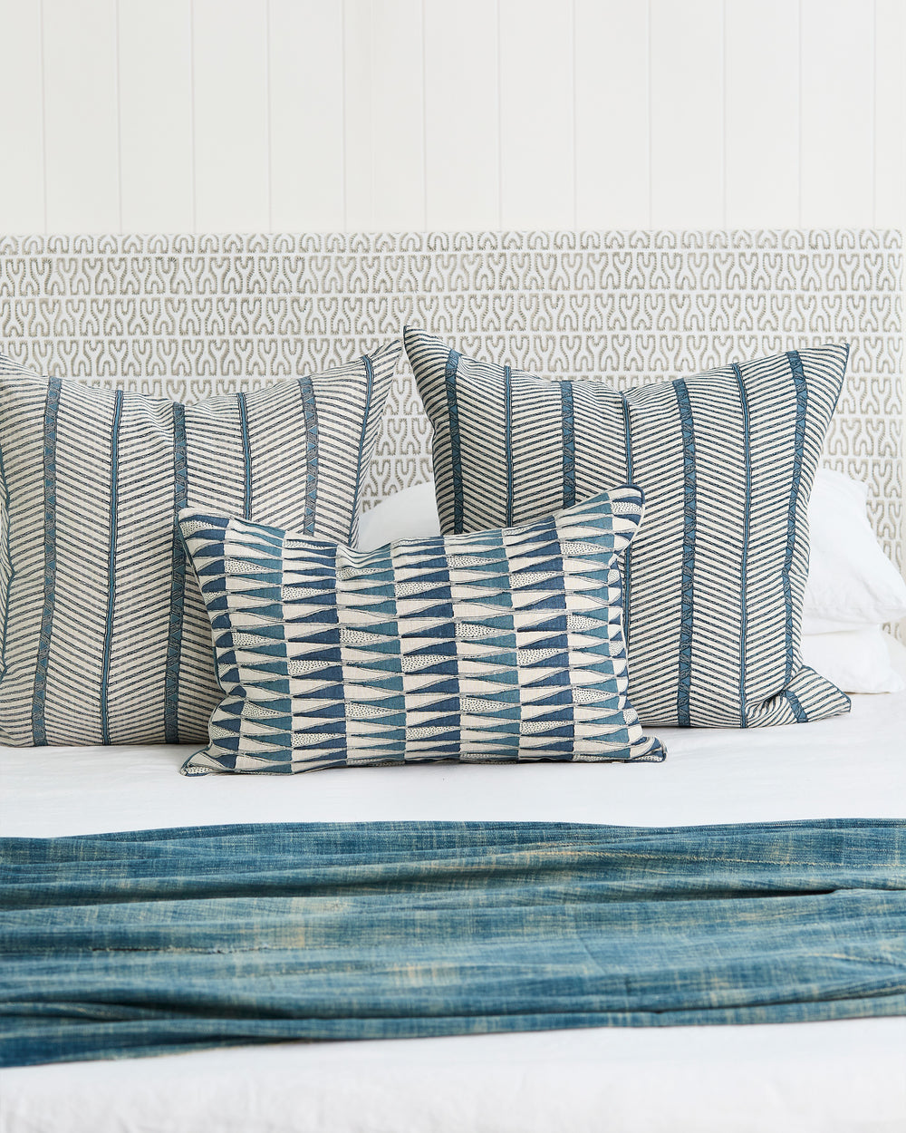 Zanzibar Azure Pillowcase in - Cushions - Walter G Australia