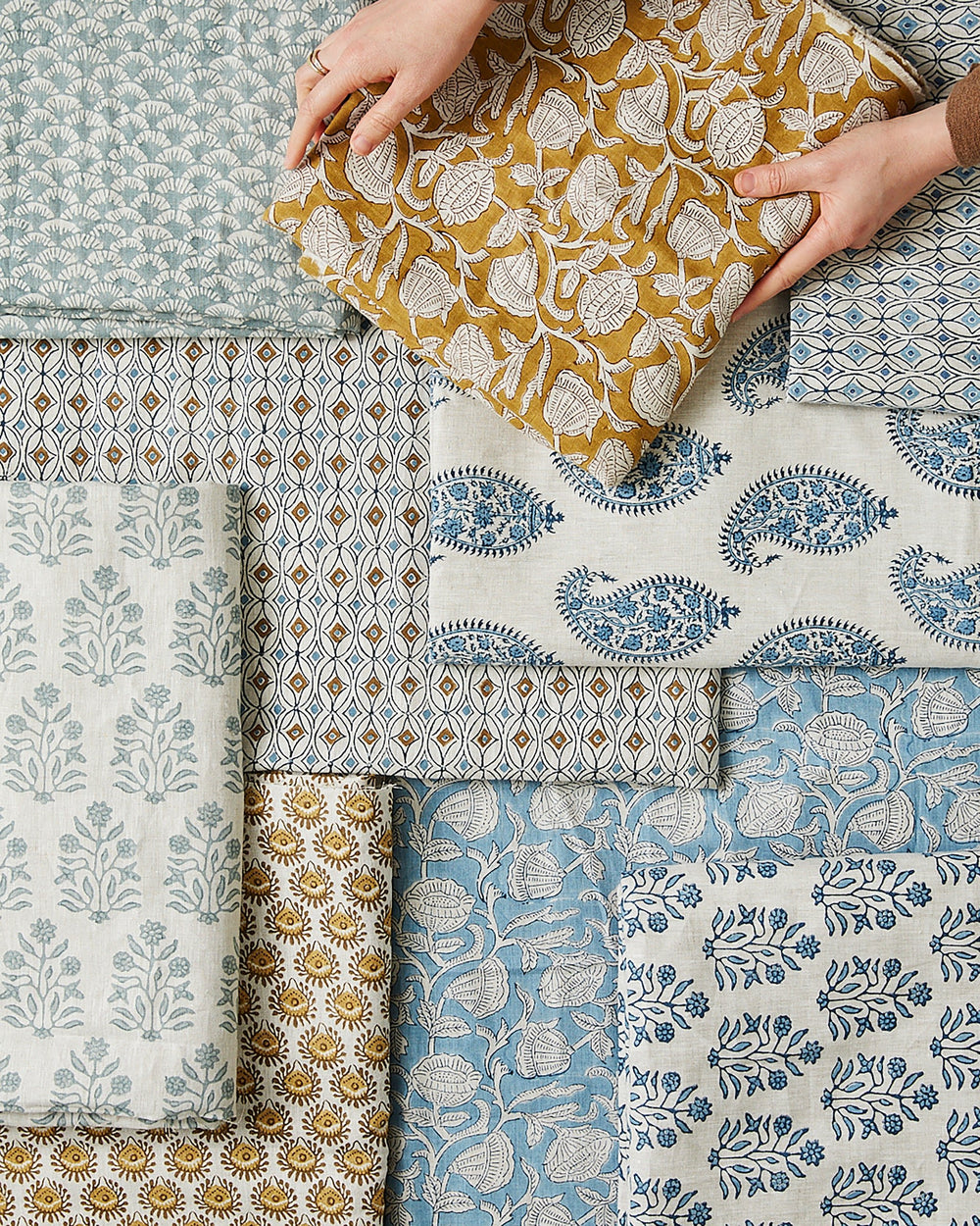 Amer Celadon Linen in - Fabric - Walter G Australia