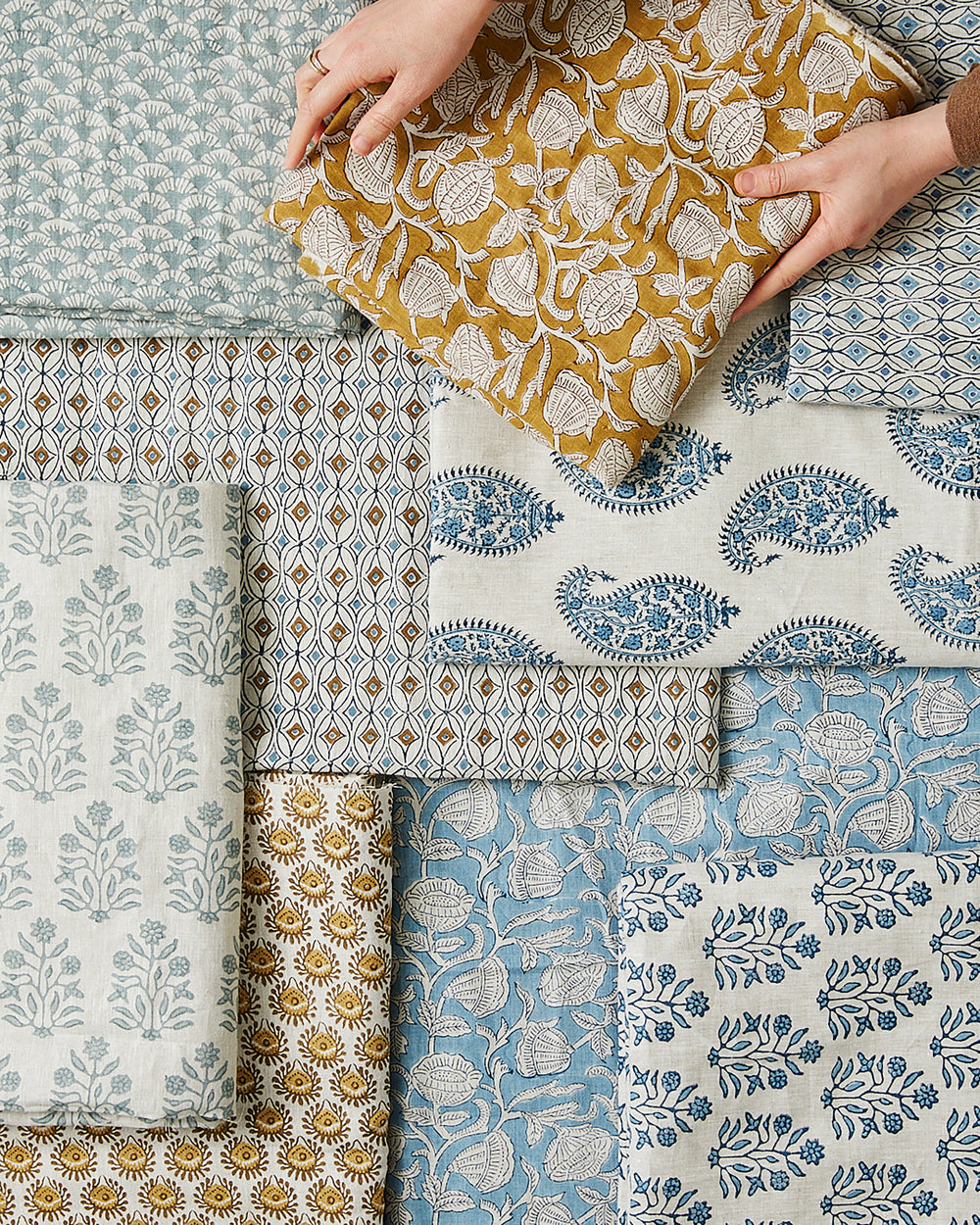 Marbella Azure Linen