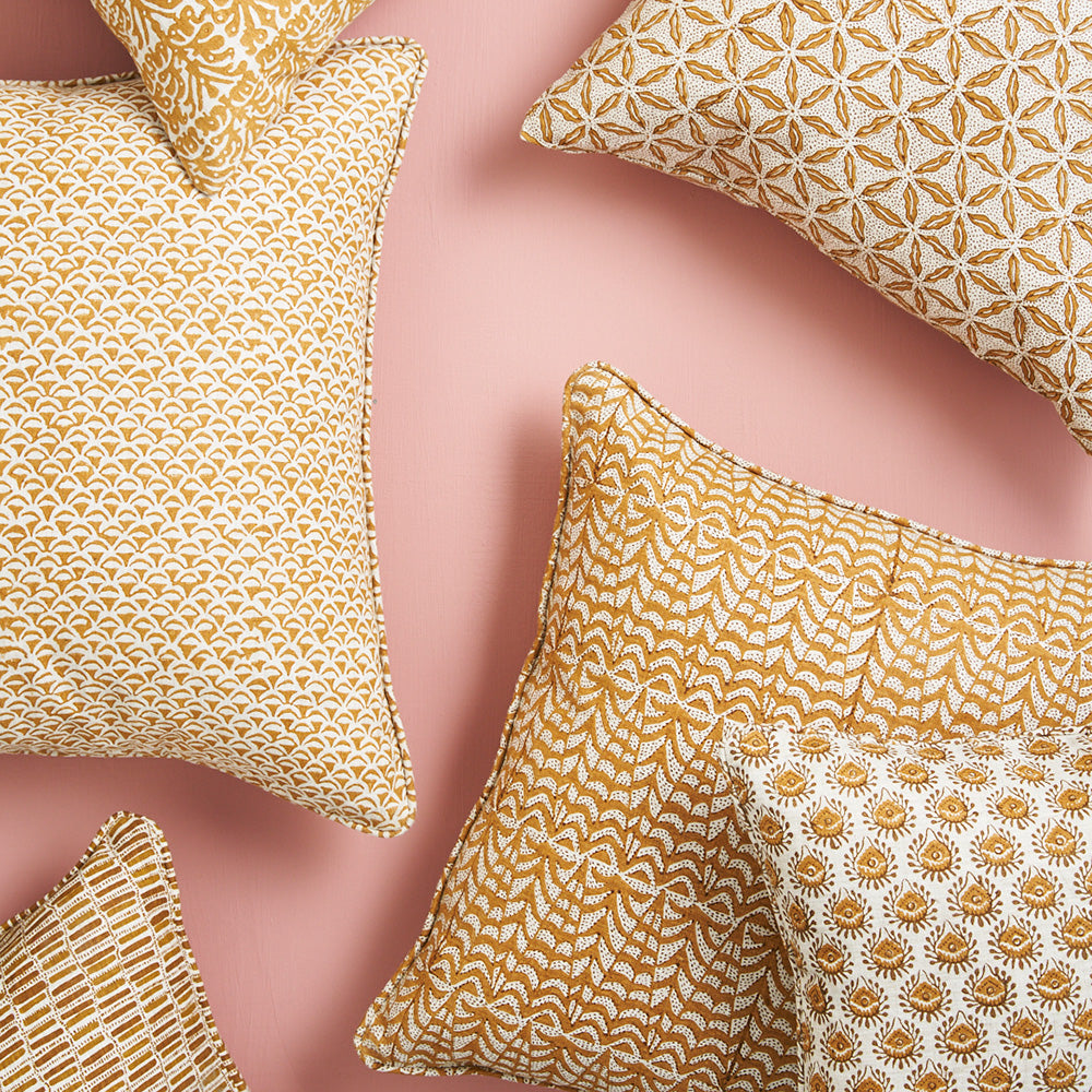 Osaka Saffron cushion