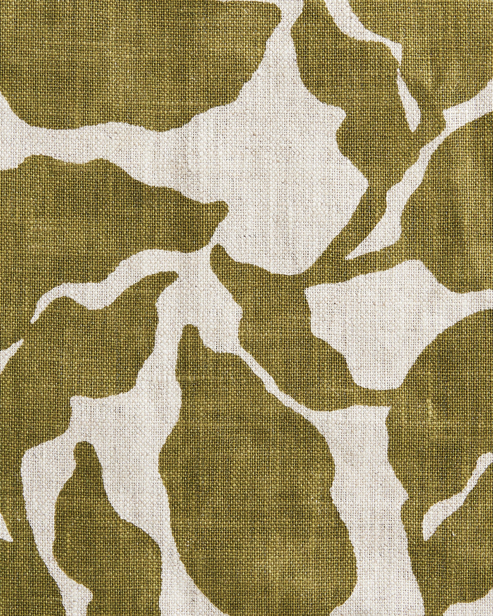 Flores Moss Linen