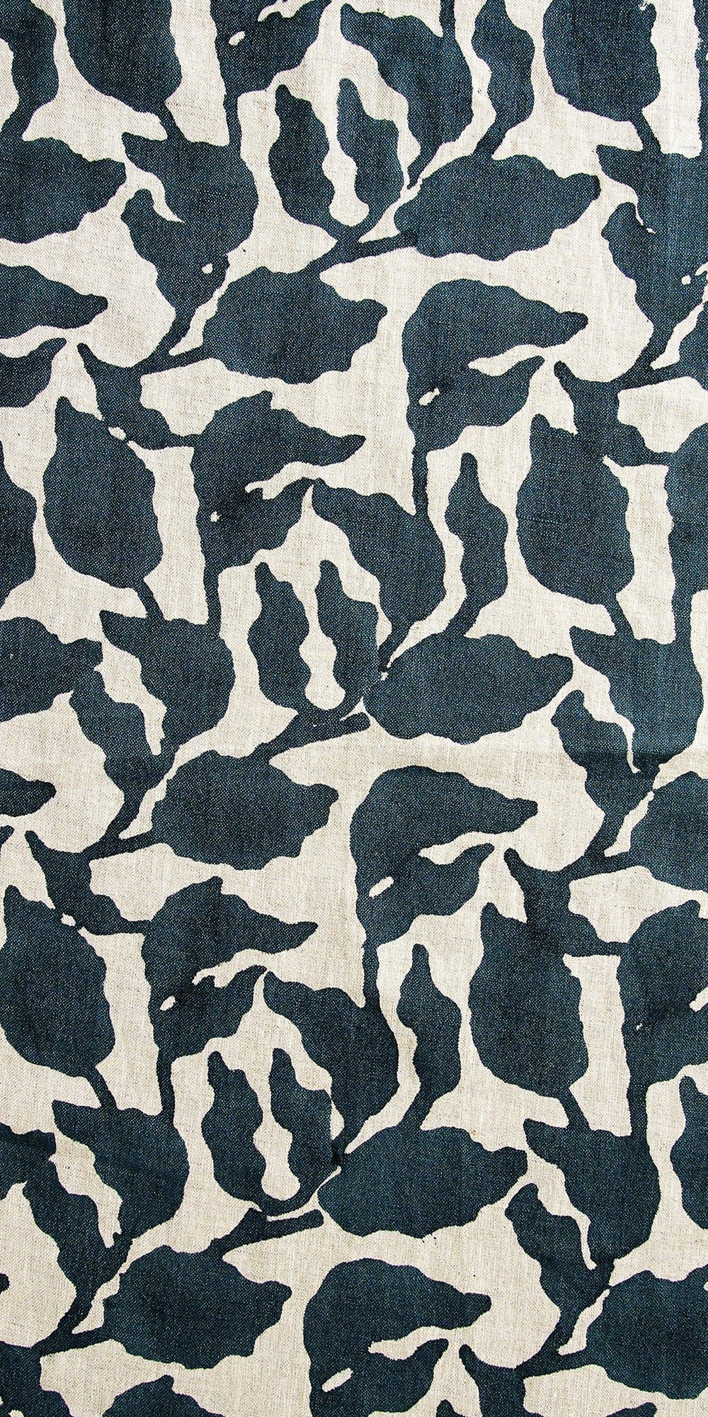 Flores Pacific Blue Linen in - Fabric - Walter G Australia