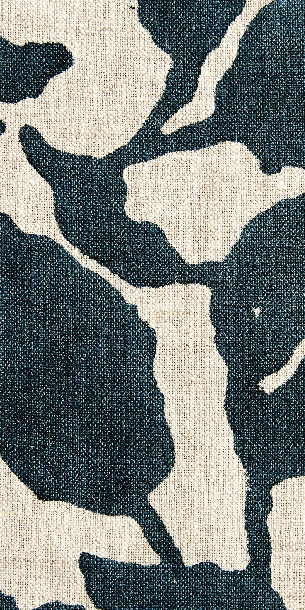 Flores Pacific Blue Linen in - Fabric - Walter G Australia