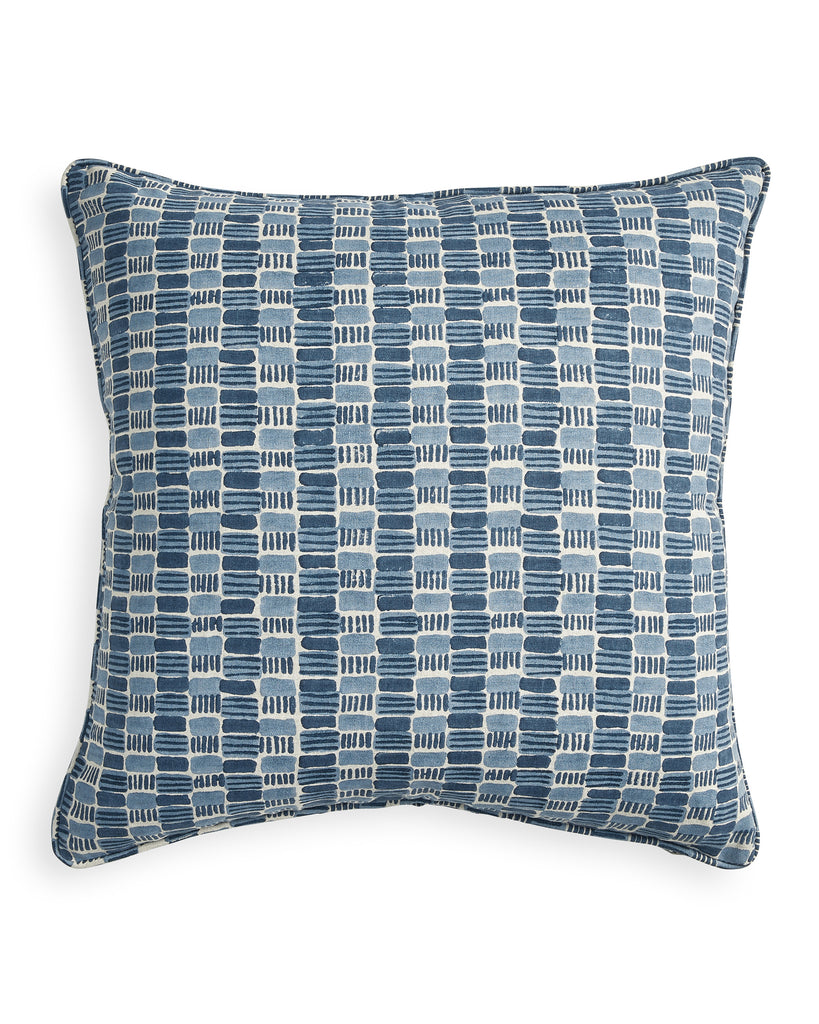 Formosa Azure linen cushion 50x50cm