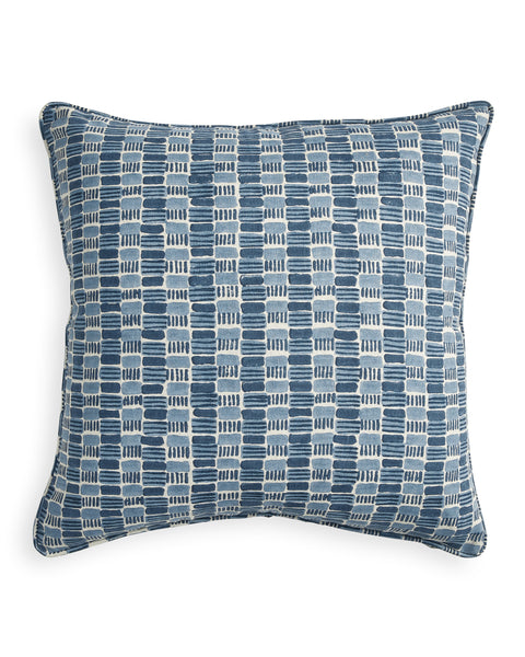 Formosa Azure linen cushion 50x50cm