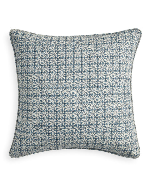 Girona Azure linen cushion 50x50cm