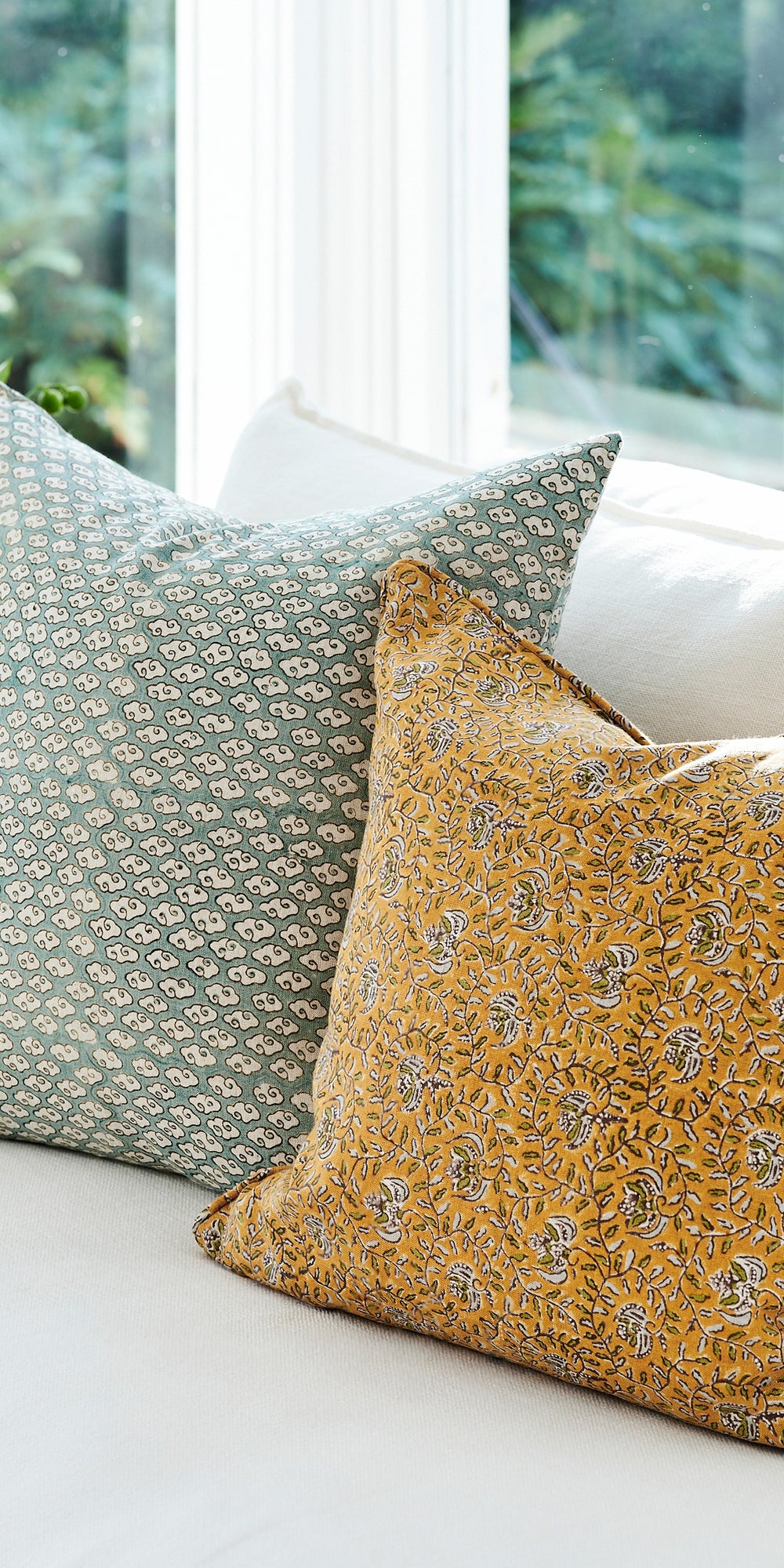 Ubud Golden Pillowcase in - Cushions - Walter G Australia