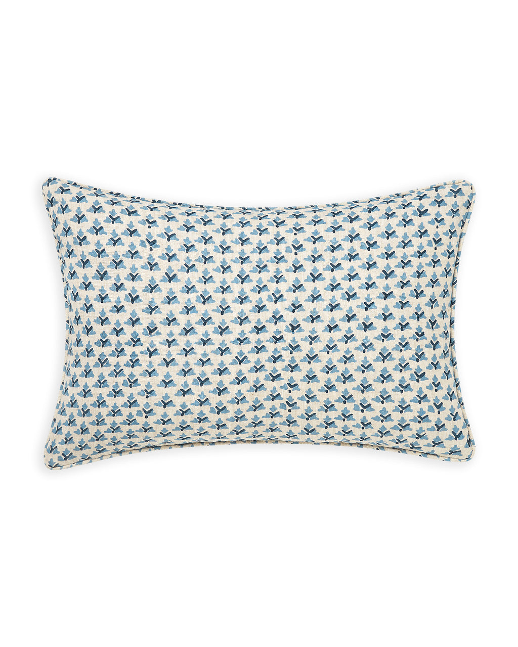 Hampi Azure linen cushion 30x45cm