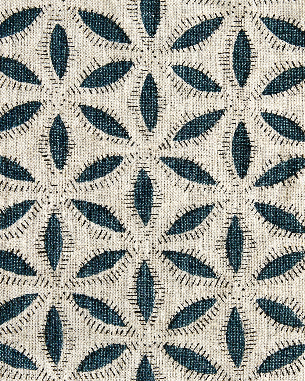 Hanami Pacific Blue Linen in - Fabric - Walter G Australia