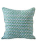 Hermosa Emerald linen cushion 55x55cm
