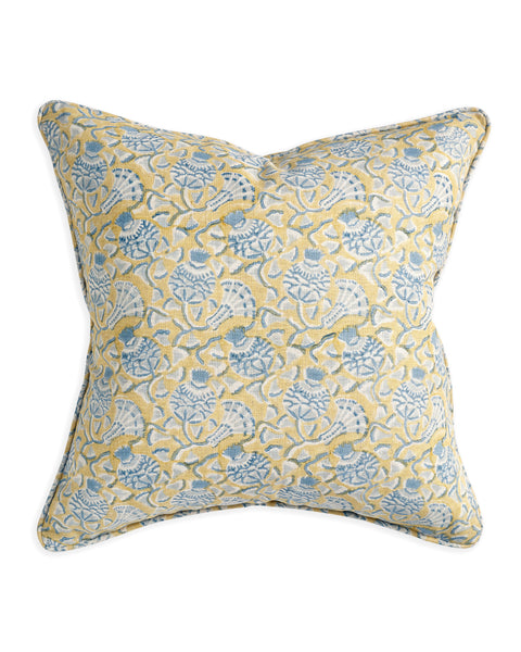 Iznik Provence linen cushion 50x50cm