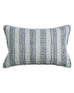 Kampala Azure linen cushion 35x55cm
