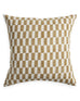 Lagos Saffron linen cushion 55x55cm