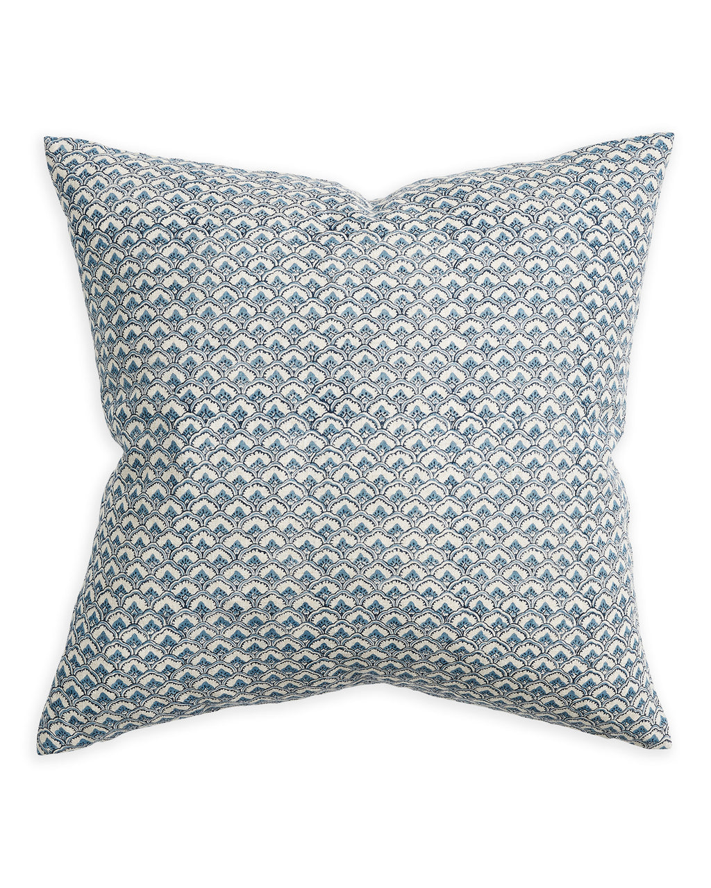 Madeira Azure linen cushion 55x55cm