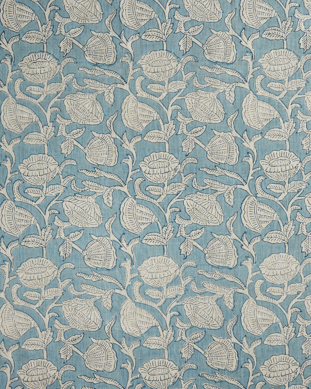 Marbella Azure Linen in - Fabric - Walter G Australia