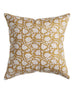 Marbella Saffron linen cushion 55x55cm