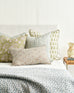 Lucknow Moss linen cushion 55x55cm