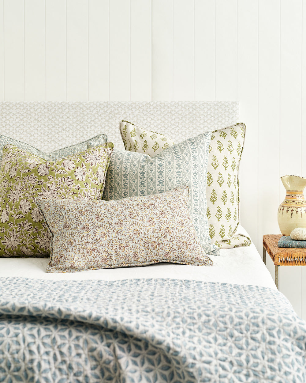 Lucknow Moss Pillowcase